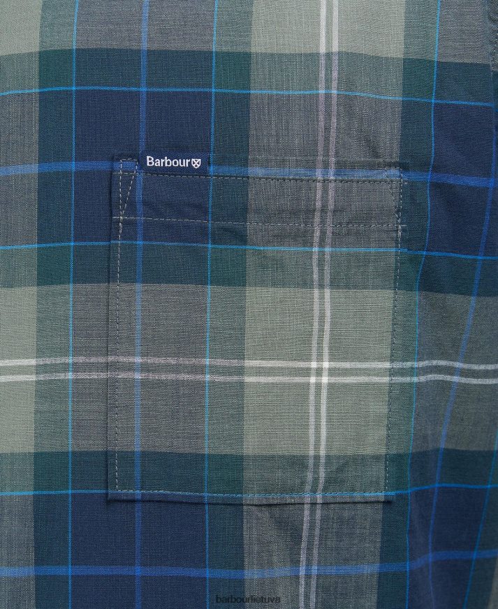apranga Barbour gordon trumpomis rankovėmis pritaikyti marškiniai amble smėlio tartanas vyrų 6F6D80445