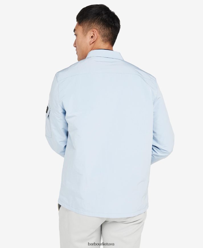 apranga Barbour grandinės marškinėliai chambray mėlyna vyrų 6F6D80304
