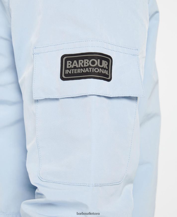 apranga Barbour grandinės marškinėliai chambray mėlyna vyrų 6F6D80304
