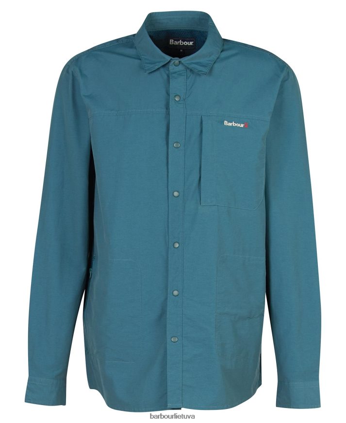 apranga Barbour jona marškinėliai šviesiai pilka vyrų 6F6D80517