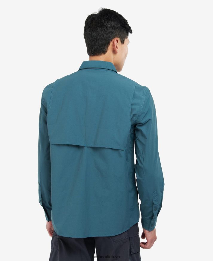 apranga Barbour jona marškinėliai šviesiai pilka vyrų 6F6D80517