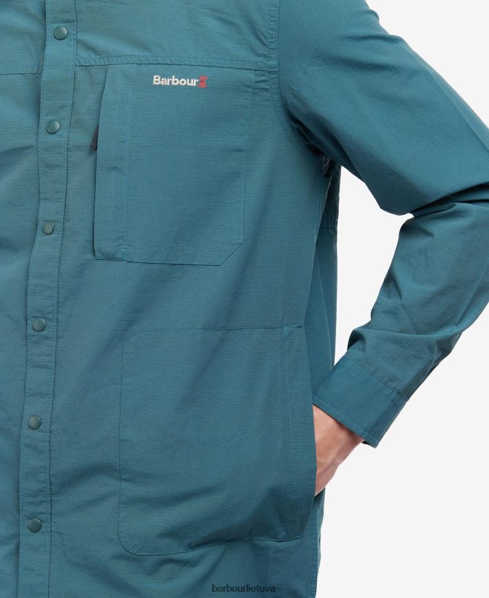 apranga Barbour jona marškinėliai šviesiai pilka vyrų 6F6D80517