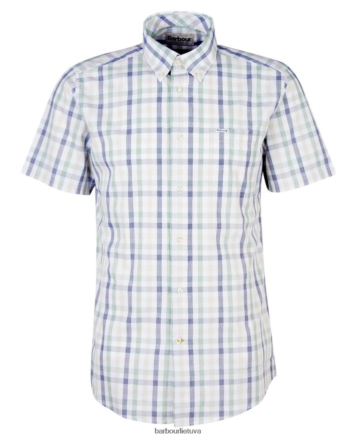 apranga Barbour marškinėliai ilgomis rankovėmis trumpomis rankovėmis raudona vyrų 6F6D80394