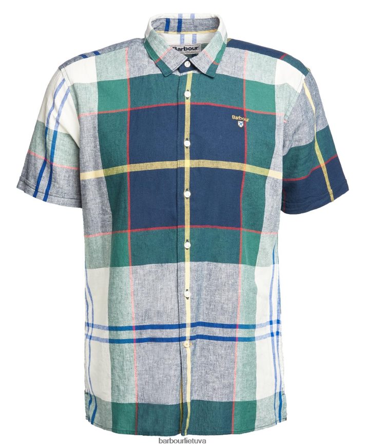 apranga Barbour marvin tartan marškinėliai vasaros gebenė vyrų 6F6D80481