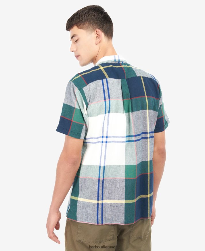 apranga Barbour marvin tartan marškinėliai vasaros gebenė vyrų 6F6D80481