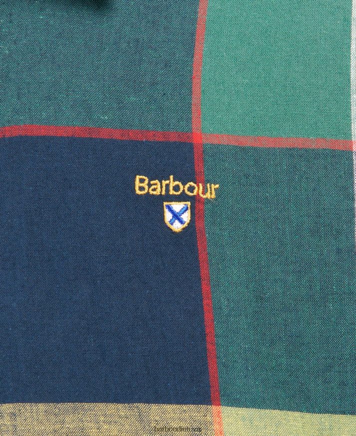 apranga Barbour marvin tartan marškinėliai vasaros gebenė vyrų 6F6D80481