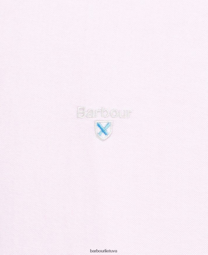 apranga Barbour oksfordo marškinėliai trumpomis rankovėmis dangus vyrų 6F6D80361