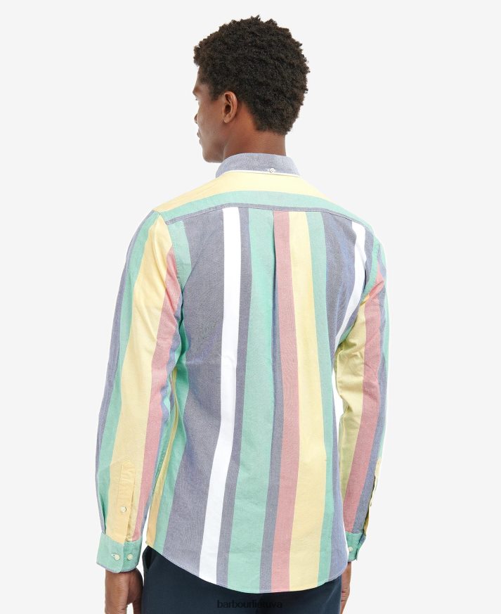 apranga Barbour pilnai dryžuoti marškiniai chambray vyrų 6F6D80494