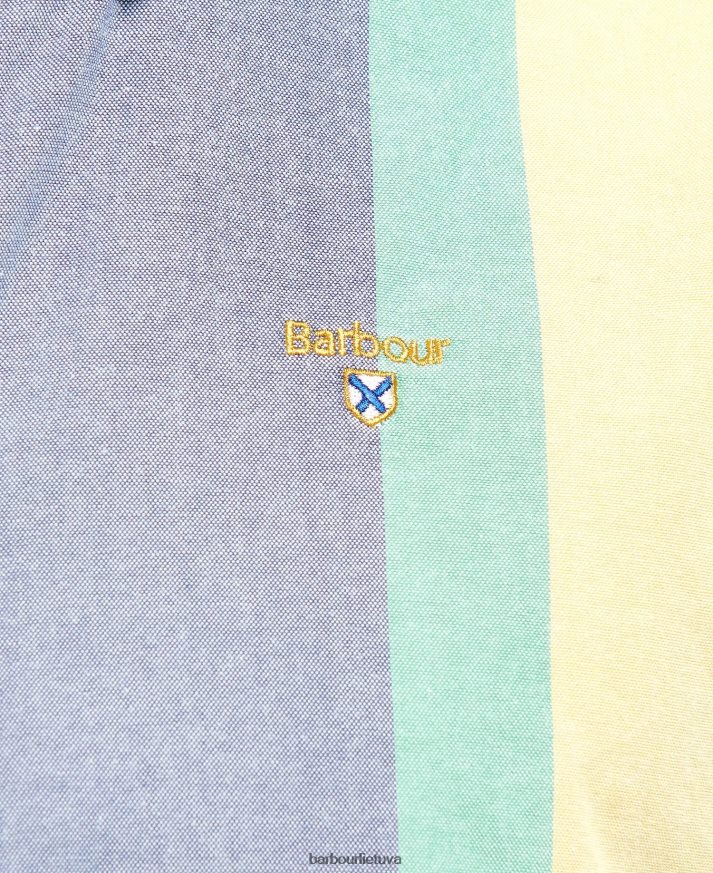 apranga Barbour pilnai dryžuoti marškiniai chambray vyrų 6F6D80494