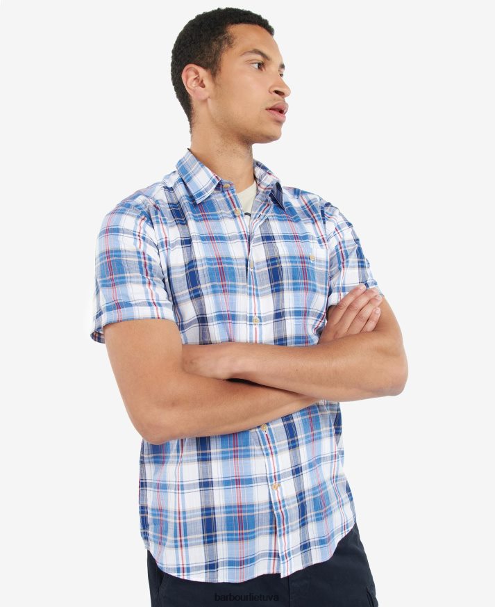 apranga Barbour rameltono languoti marškiniai vidurio mėlyna vyrų 6F6D80475