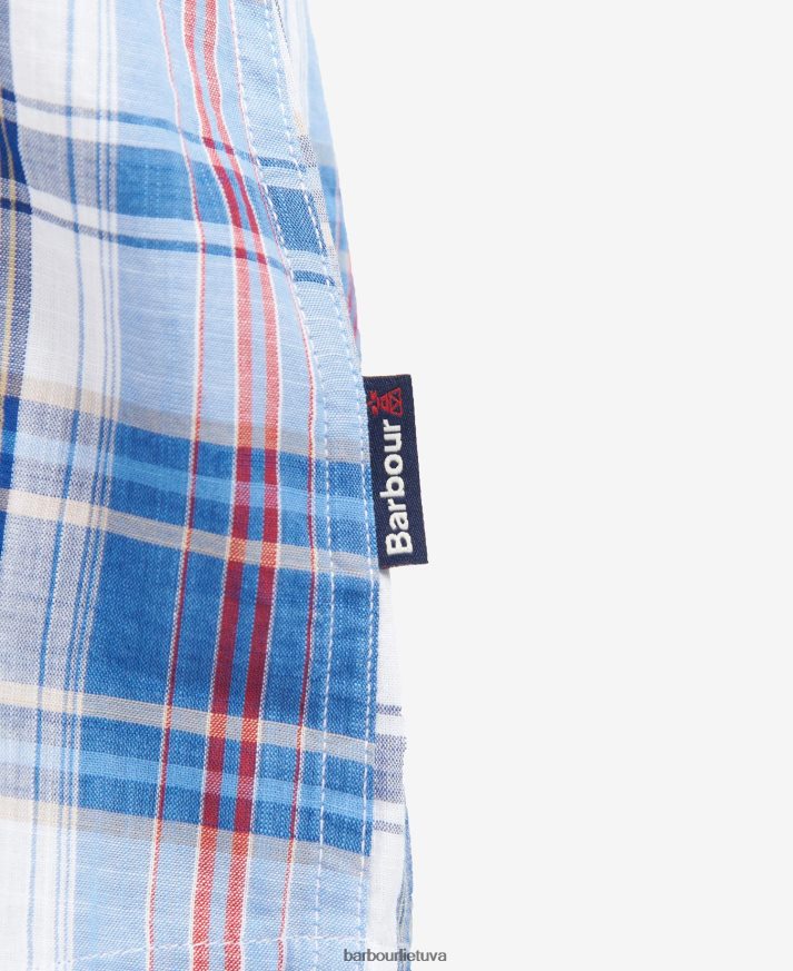 apranga Barbour rameltono languoti marškiniai vidurio mėlyna vyrų 6F6D80475