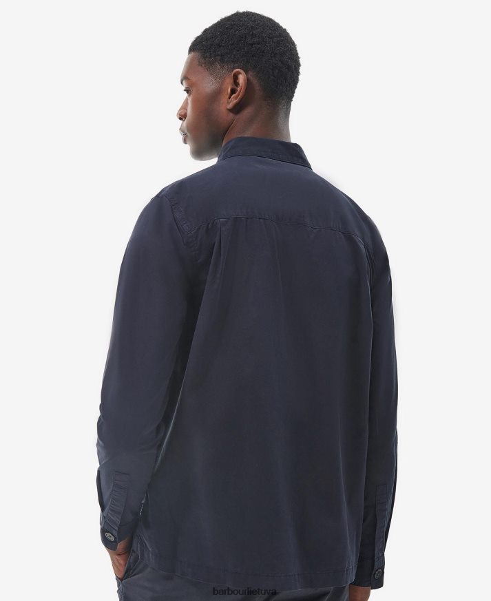 apranga Barbour sidlaw marškinėliai klasikinis laivynas vyrų 6F6D80298