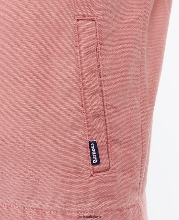 apranga Barbour skalbti medvilniniai marškinėliai balintos alyvuogės vyrų 6F6D80300