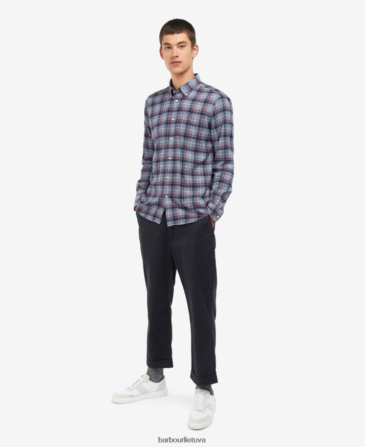 apranga Barbour spellman pritaikyti marškiniai karinis jūrų laivynas vyrų 6F6D80524