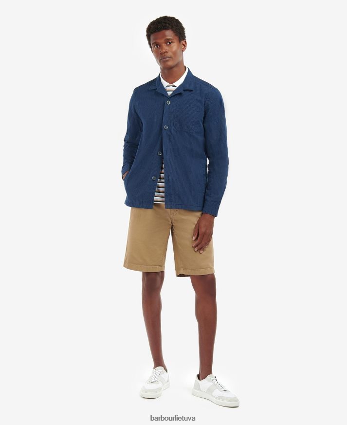 apranga Barbour tenby marškinėliai klasikinis laivynas vyrų 6F6D80345