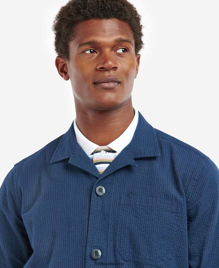 apranga Barbour tenby marškinėliai klasikinis laivynas vyrų 6F6D80345