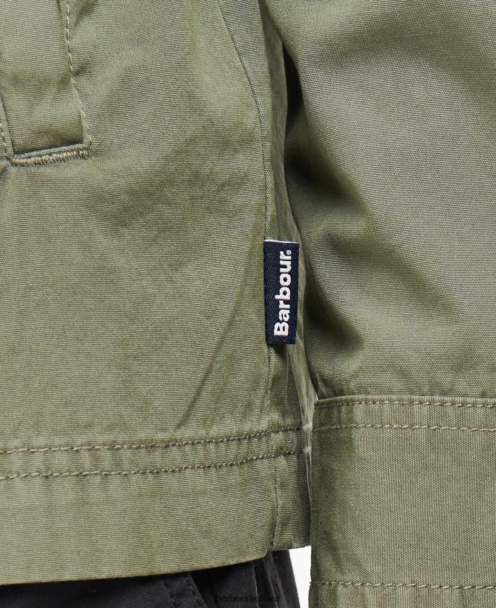 apranga Barbour tollgate marškinėliai agavos žalia vyrų 6F6D80293