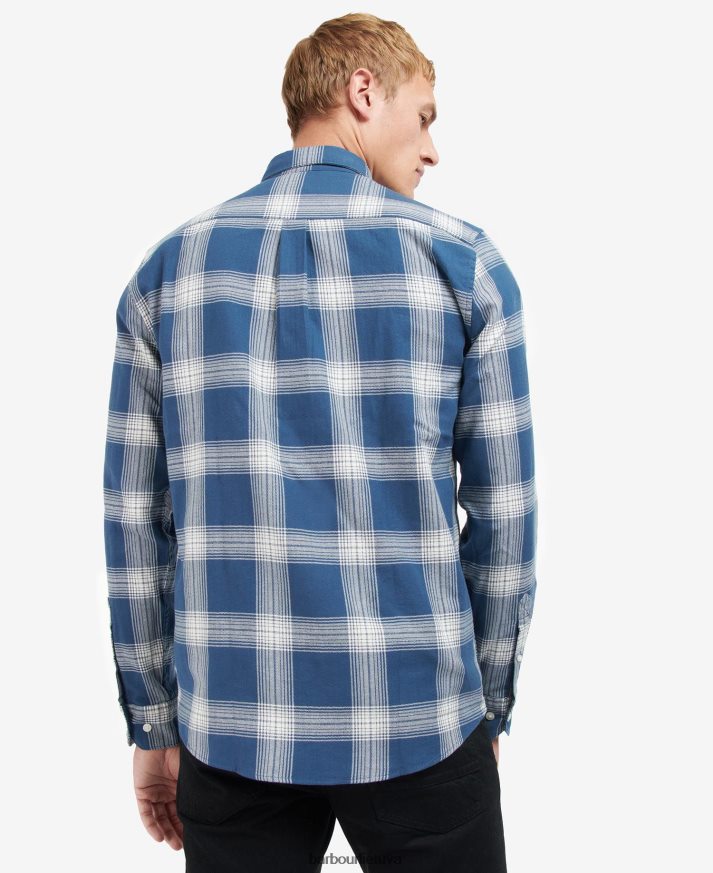 apranga Barbour turbo marškinėliai skiriamieji ženklai mėlyni vyrų 6F6D80403