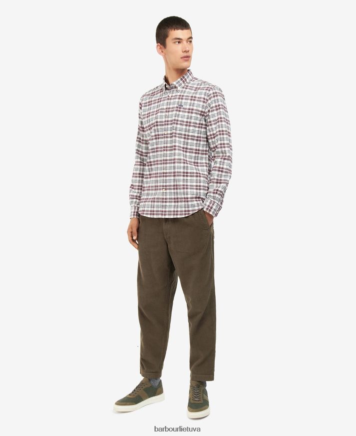 apranga Barbour waldon siūti marškiniai vidurio mėlyna vyrų 6F6D80532