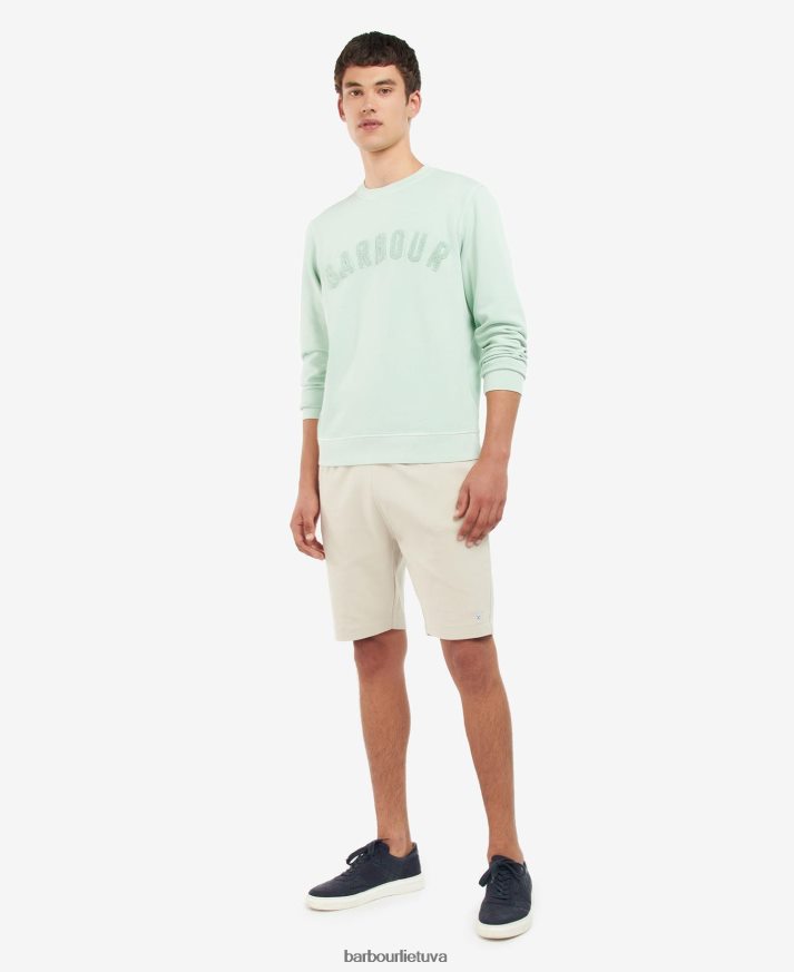 apranga Barbour Didelio logotipo megztinis su kaklu milteliai mėlyni vyrų 6F6D801041