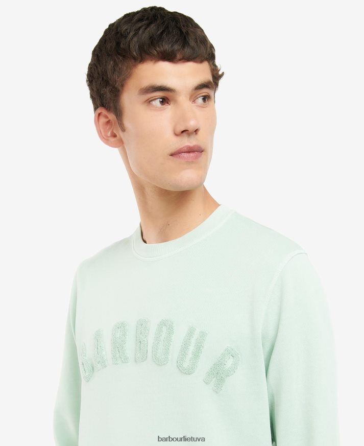 apranga Barbour Didelio logotipo megztinis su kaklu milteliai mėlyni vyrų 6F6D801041