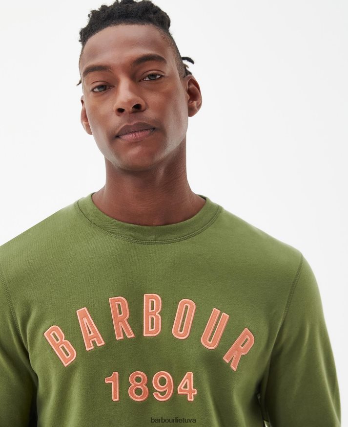 apranga Barbour John Crew megztinis degintos alyvuogės vyrų 6F6D801018
