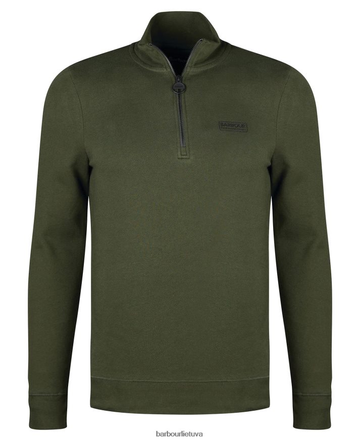 apranga Barbour būtinas pusnis megztinis su užtrauktuku medžio vilkas vyrų 6F6D80984