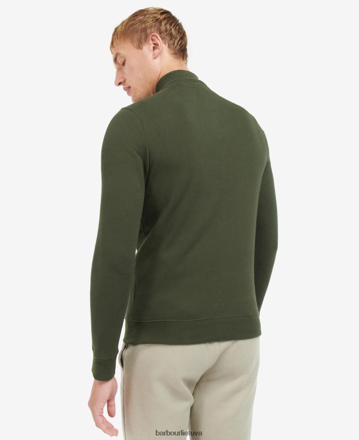 apranga Barbour būtinas pusnis megztinis su užtrauktuku medžio vilkas vyrų 6F6D80984