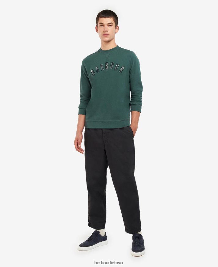 apranga Barbour debson įgulos džemperis Monako mėlyna vyrų 6F6D80992