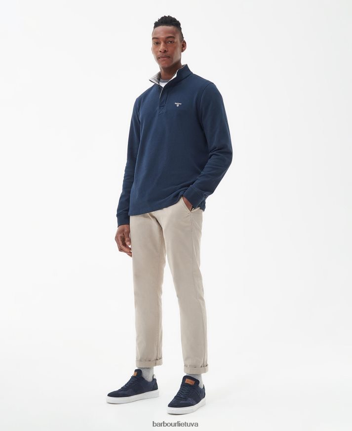 apranga Barbour kiphil megztinis su pusiau užtrauktuku degintos alyvuogės vyrų 6F6D80981