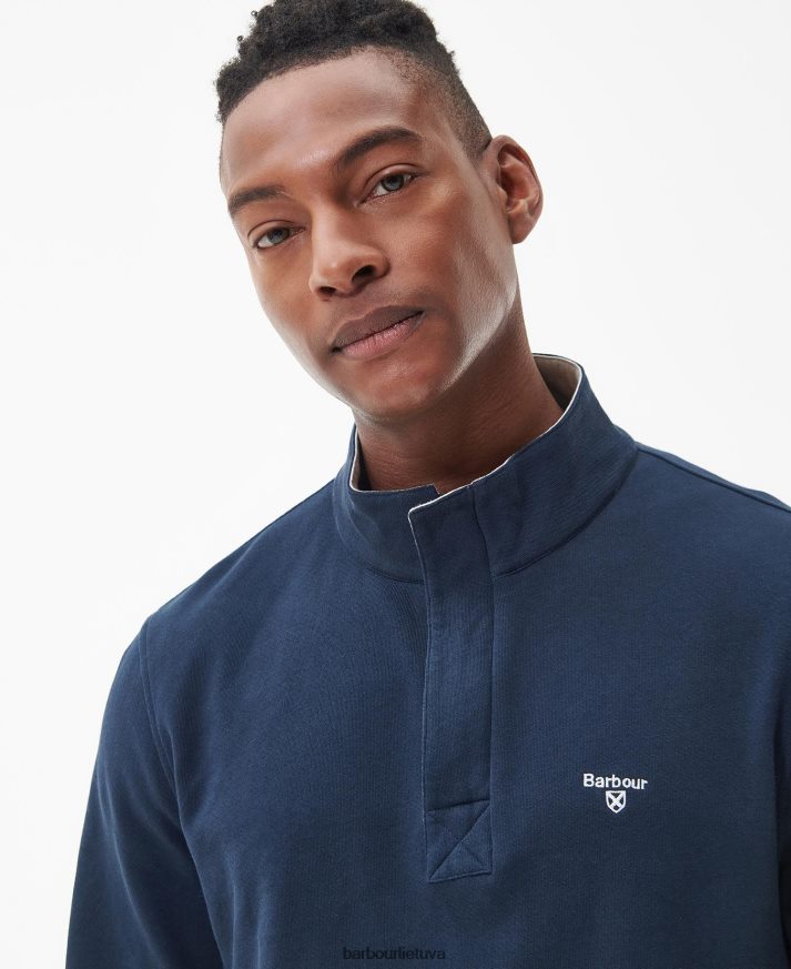 apranga Barbour kiphil megztinis su pusiau užtrauktuku degintos alyvuogės vyrų 6F6D80981