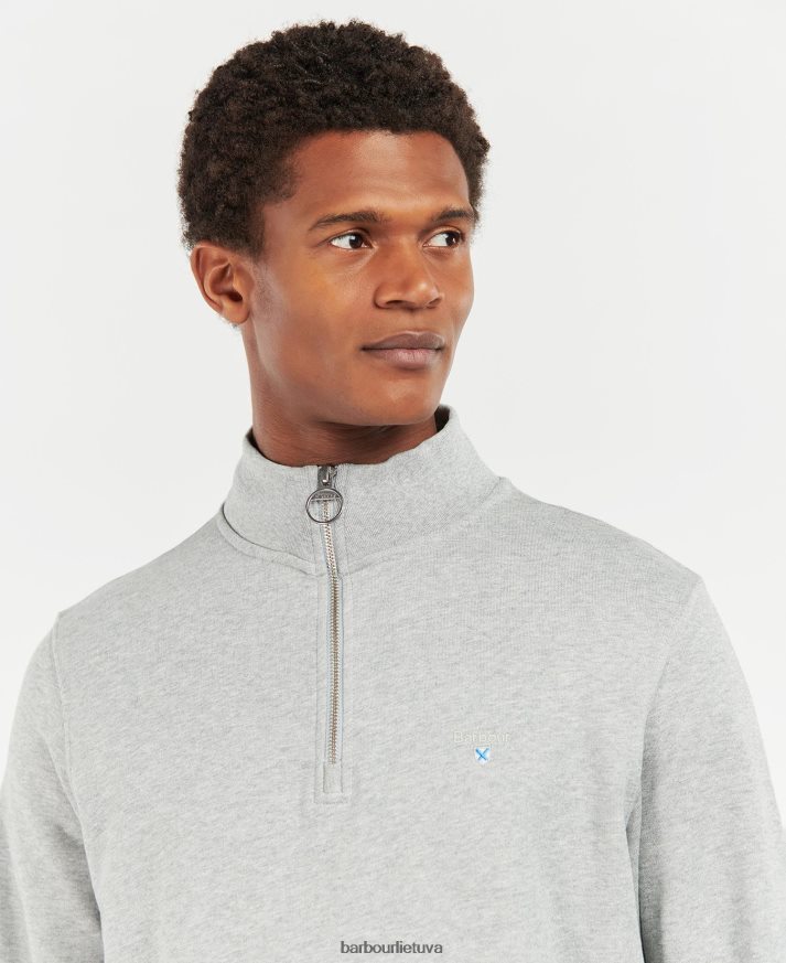 apranga Barbour megztinis Rothley pusinis užtrauktukas karinis jūrų laivynas vyrų 6F6D801009