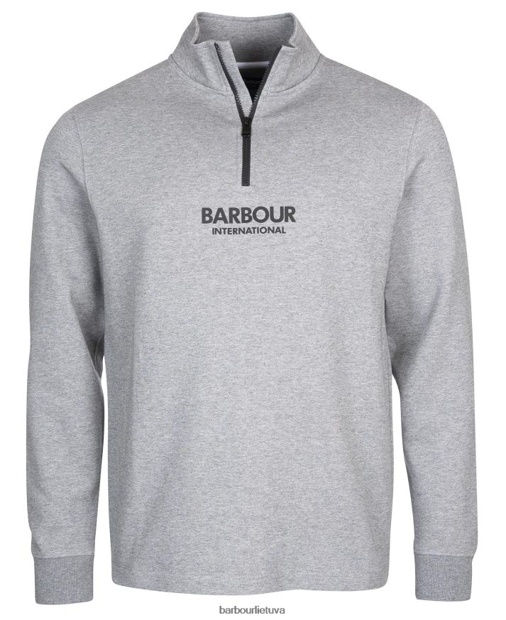 apranga Barbour megztinis su puse užtrauktuku juodas vyrų 6F6D80995