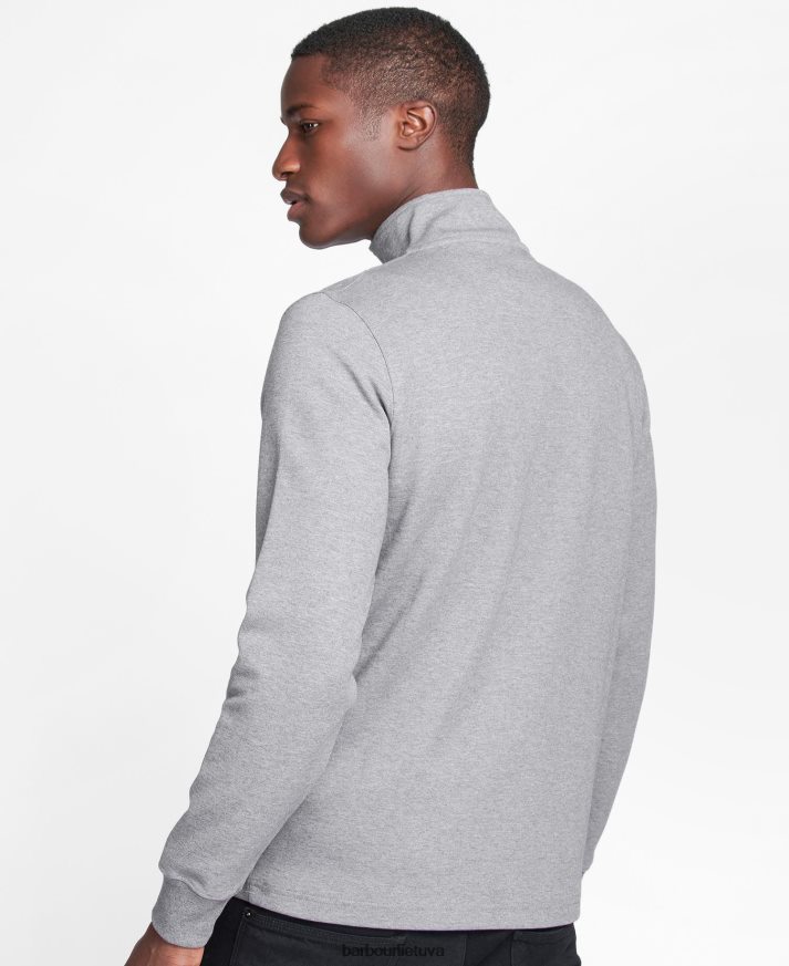 apranga Barbour megztinis su puse užtrauktuku juodas vyrų 6F6D80995