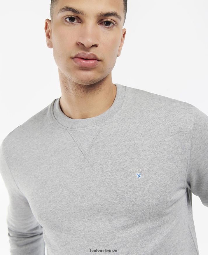 apranga Barbour ridsdale megztinis su įgula kaklu juodas vyrų 6F6D801012