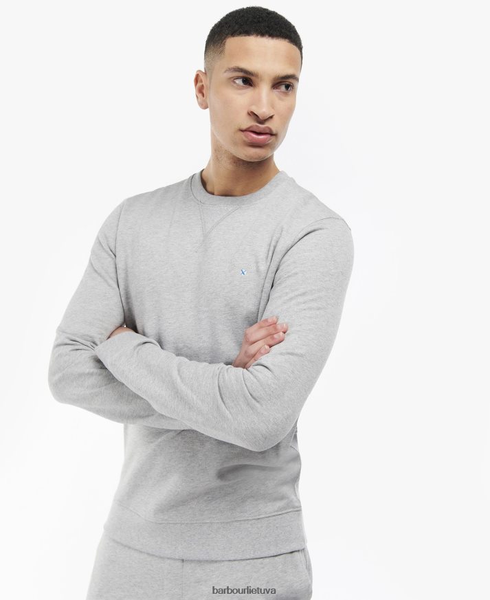 apranga Barbour ridsdale megztinis su įgula kaklu juodas vyrų 6F6D801012