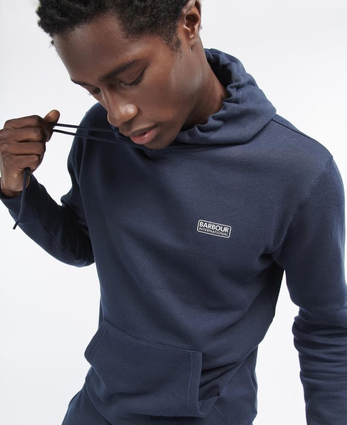 apranga Barbour tarptautinis mažo logotipo džemperis antracito marlas vyrų 6F6D80989