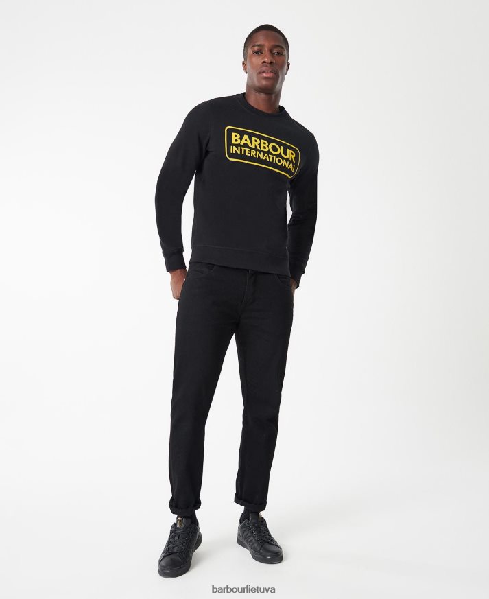 apranga Barbour tarptautinis megztinis didelis logotipas antracito marlas vyrų 6F6D801023