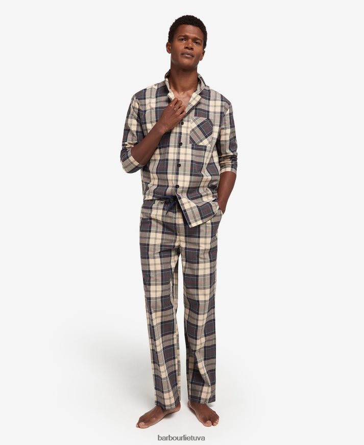 apranga Barbour Carlisle pj rinkinys vasaros laivyno tartanas vyrų 6F6D801242