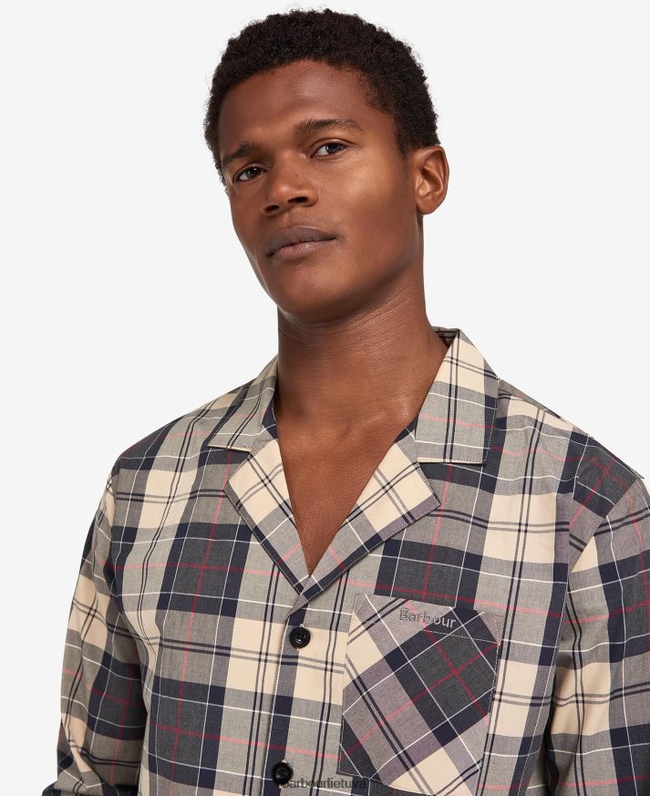 apranga Barbour Carlisle pj rinkinys vasaros laivyno tartanas vyrų 6F6D801242