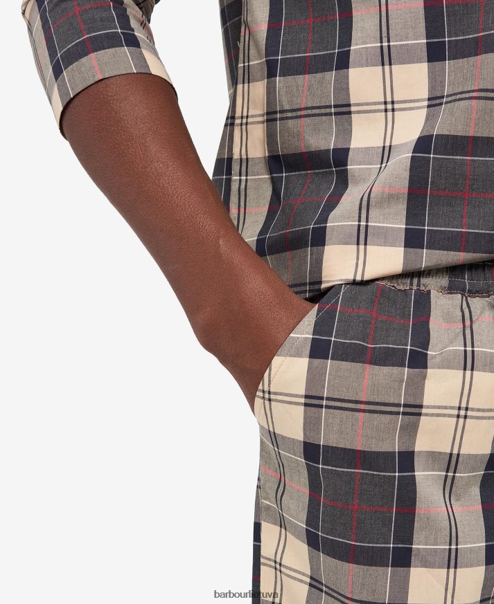 apranga Barbour Carlisle pj rinkinys vasaros laivyno tartanas vyrų 6F6D801242