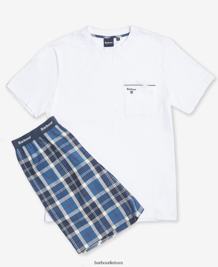 apranga Barbour bailes pj rinkinys vasaros laivyno tartanas vyrų 6F6D801243