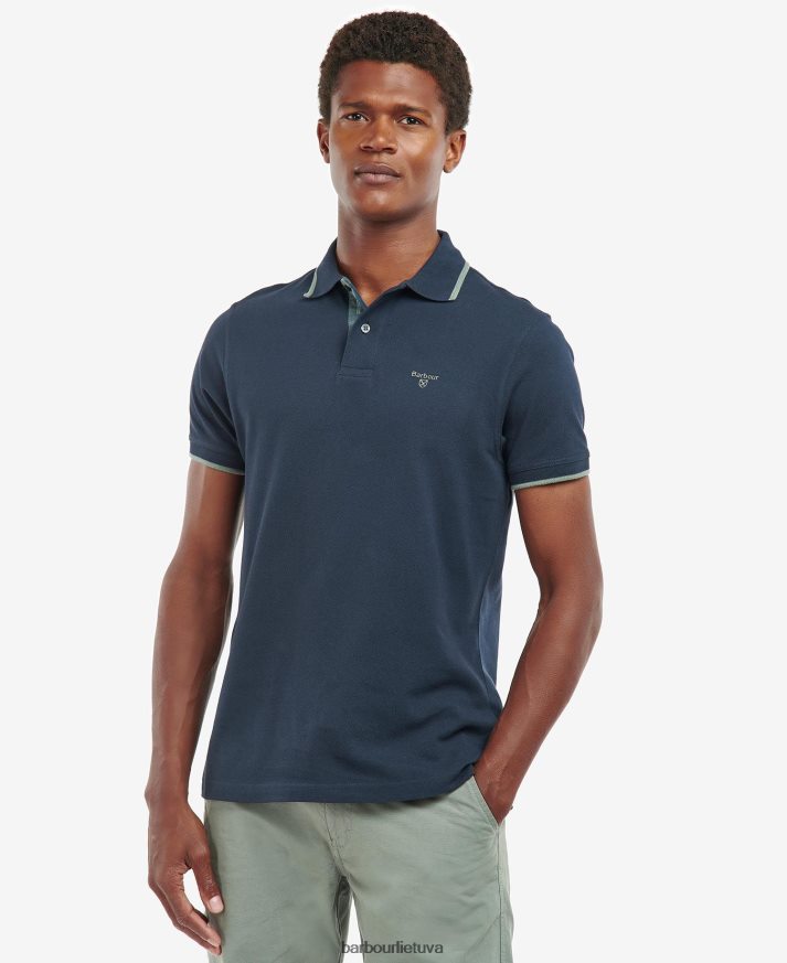 apranga Barbour Eastington polo marškinėliai agavos žalia vyrų 6F6D80684