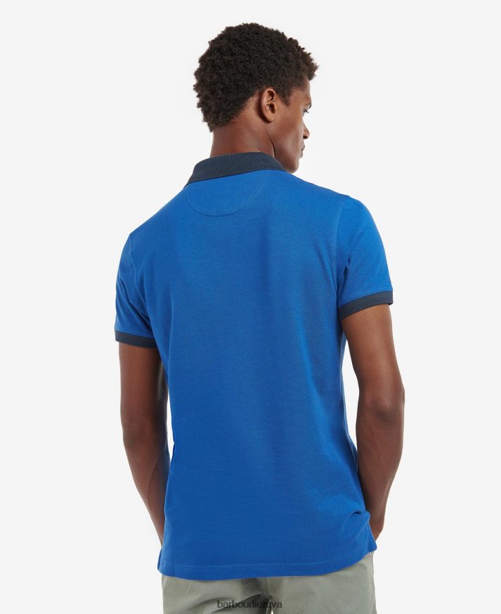apranga Barbour Lynton polo marškinėliai Monako mėlyna vyrų 6F6D80616