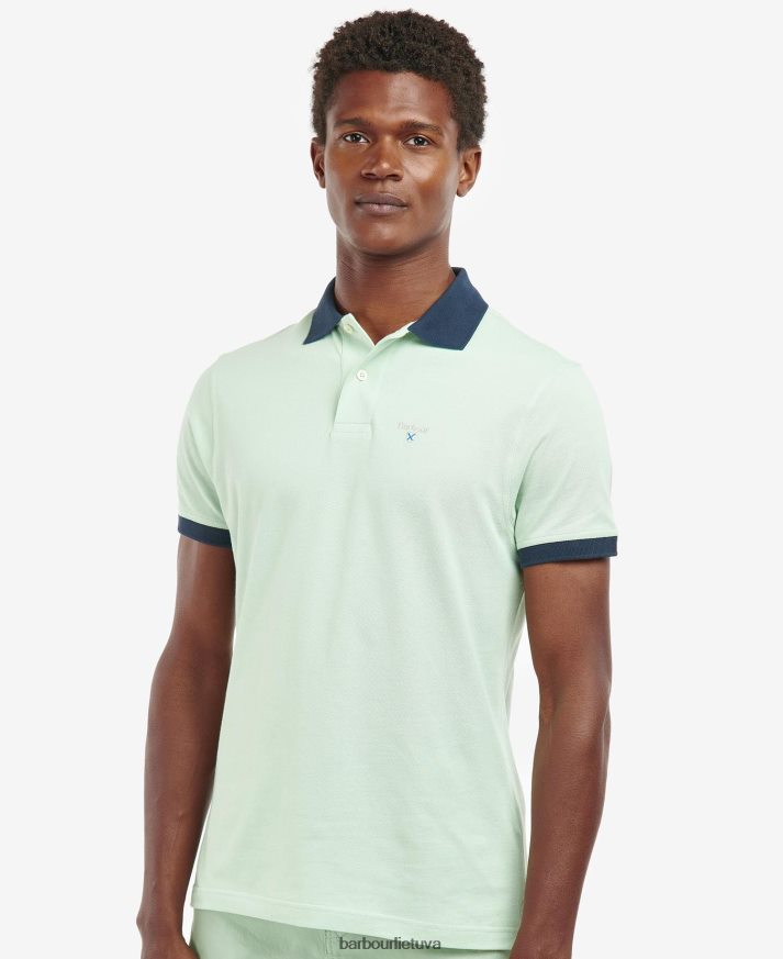 apranga Barbour Lynton polo marškinėliai Monako mėlyna vyrų 6F6D80713