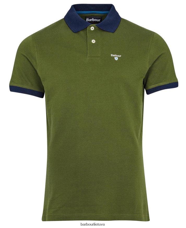 apranga Barbour Lynton polo marškinėliai paveldo mėlyna vyrų 6F6D80547