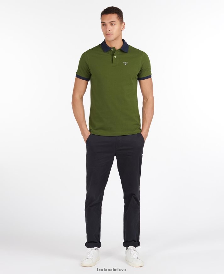 apranga Barbour Lynton polo marškinėliai paveldo mėlyna vyrų 6F6D80547