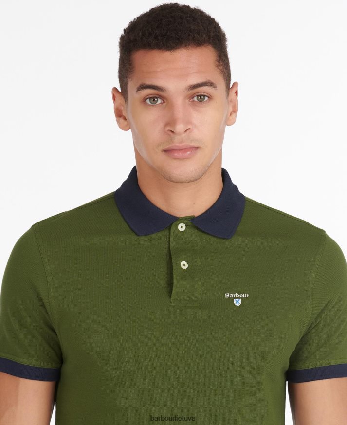 apranga Barbour Lynton polo marškinėliai paveldo mėlyna vyrų 6F6D80547
