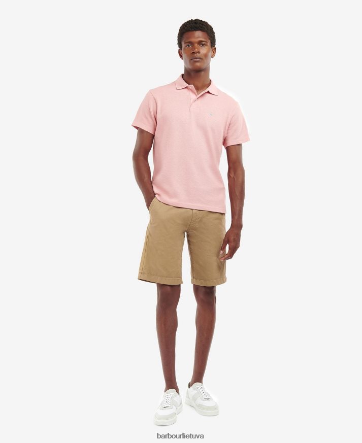 apranga Barbour Ryde polo marškinėliai dulkėtos mėtos vyrų 6F6D80625