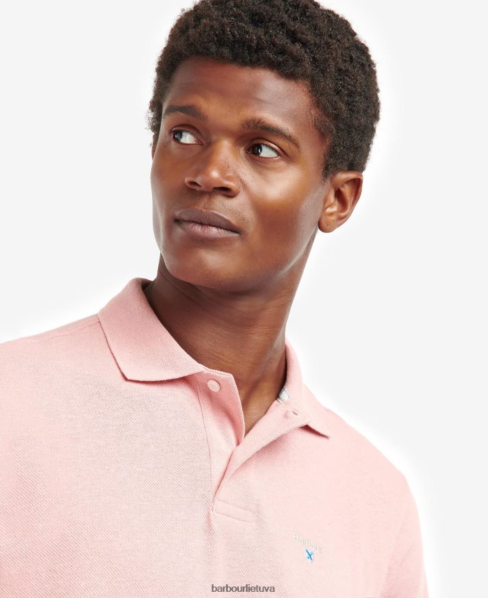 apranga Barbour Ryde polo marškinėliai dulkėtos mėtos vyrų 6F6D80625